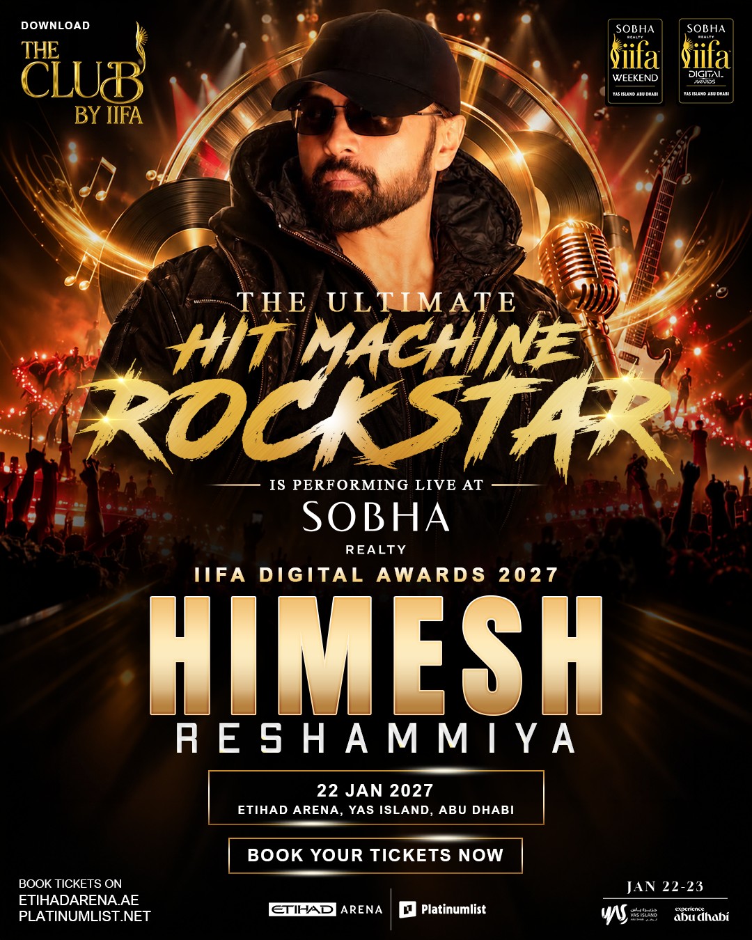 Himesh Reshammiya Live at Etihad Arena, Yas Island, Abu Dhabi | IIFA Digital Awards 2027