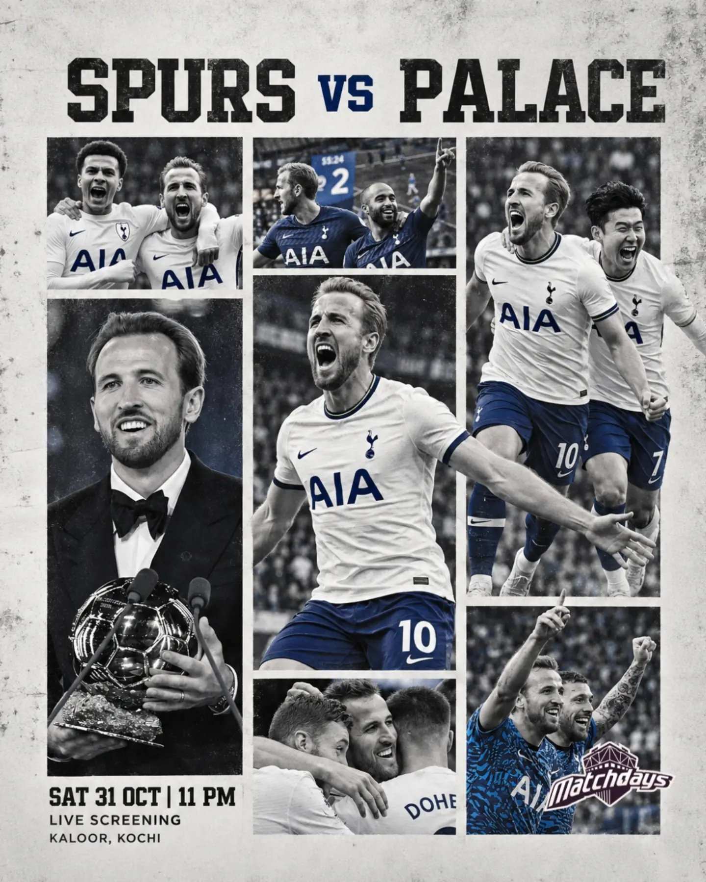 Tottenham Hotspur vs Crystal Palace | Matchdays, Kaloor, Kochi