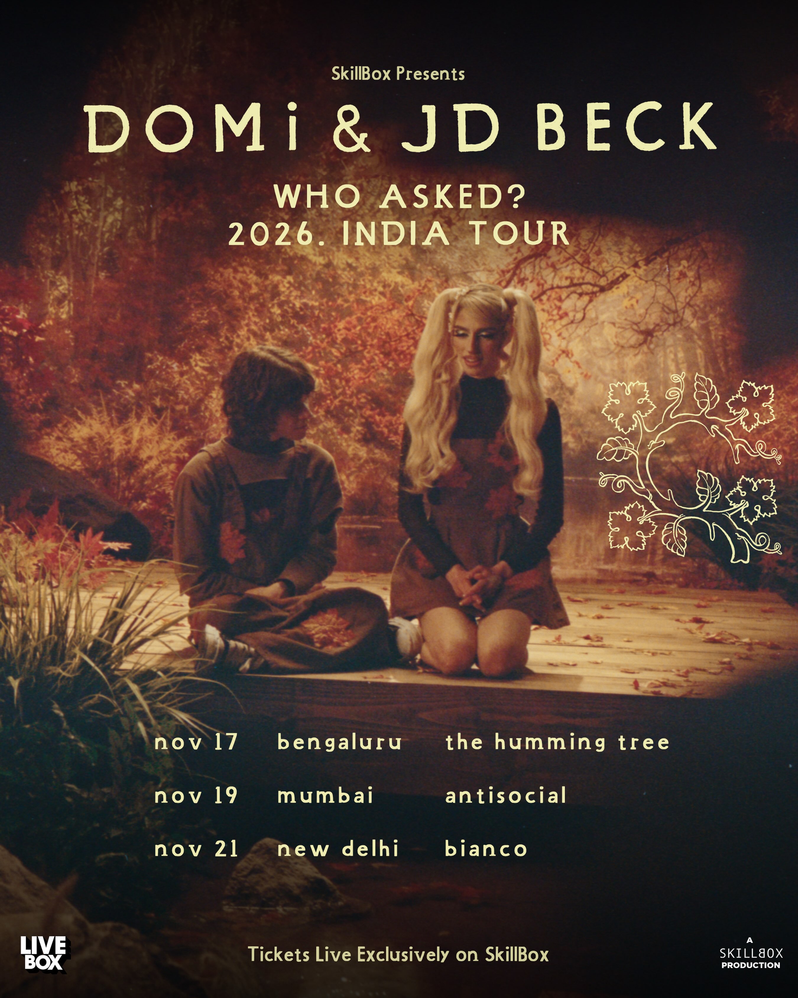 DOMi & JD BECK WHO ASKED? 2026 India Tour | New Delhi