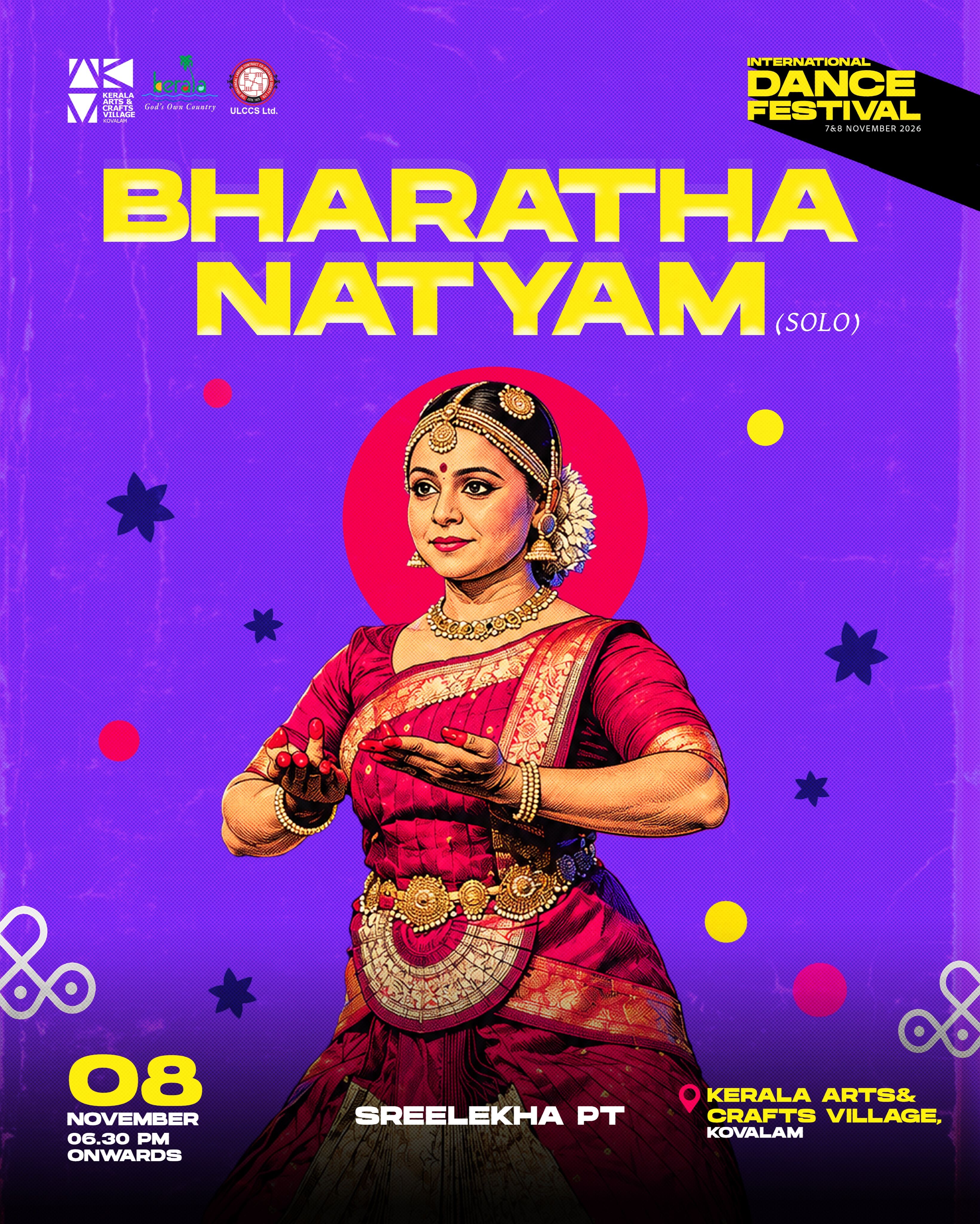 Bharathanatyam by Sreelekha PT | Kerala Arts & Crafts Village, Kovalam, Thiruvananthapuram