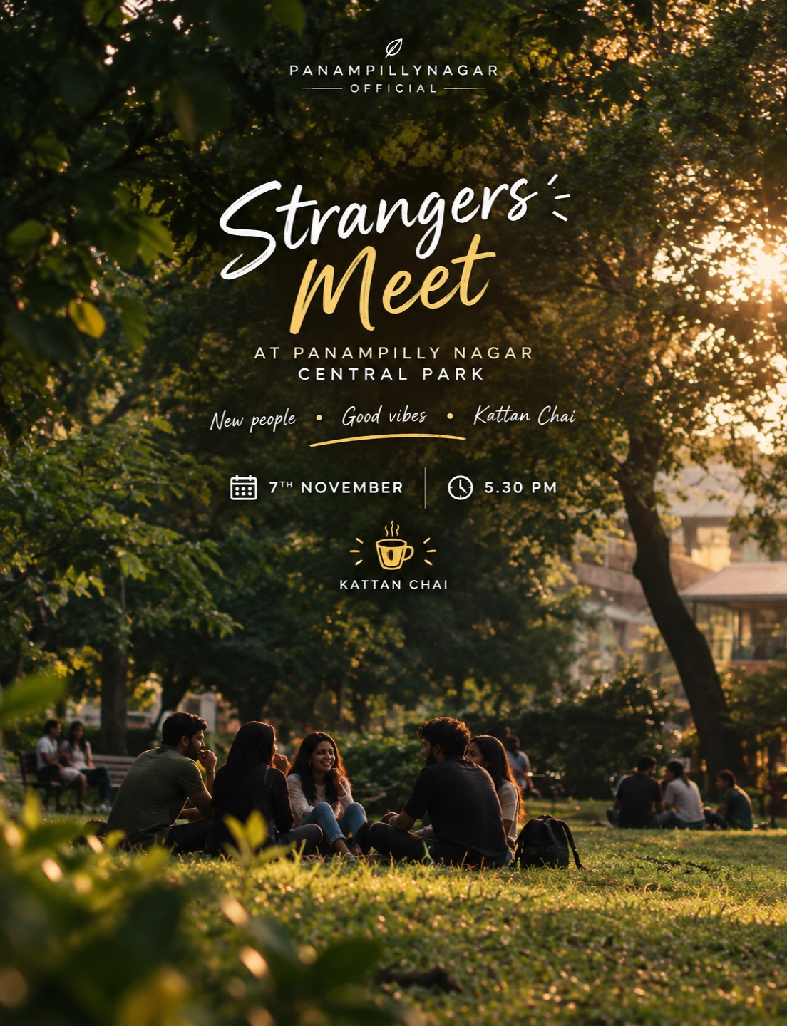 Strangers Meet | Panampilly Nagar Central Park, Kochi