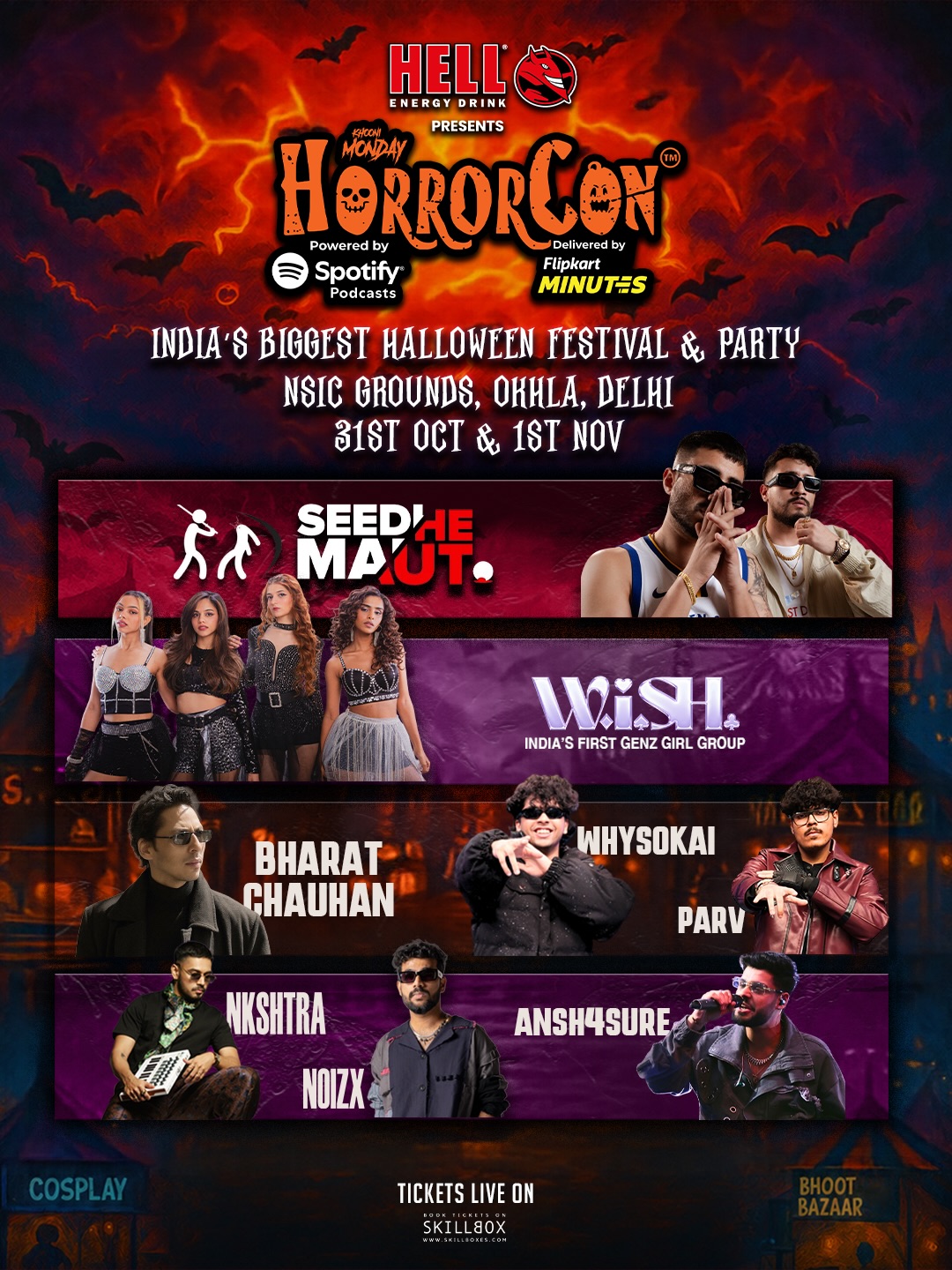 HorrorCon India 2026 | N.S.I.C. Grounds, Okhla, New Delhi