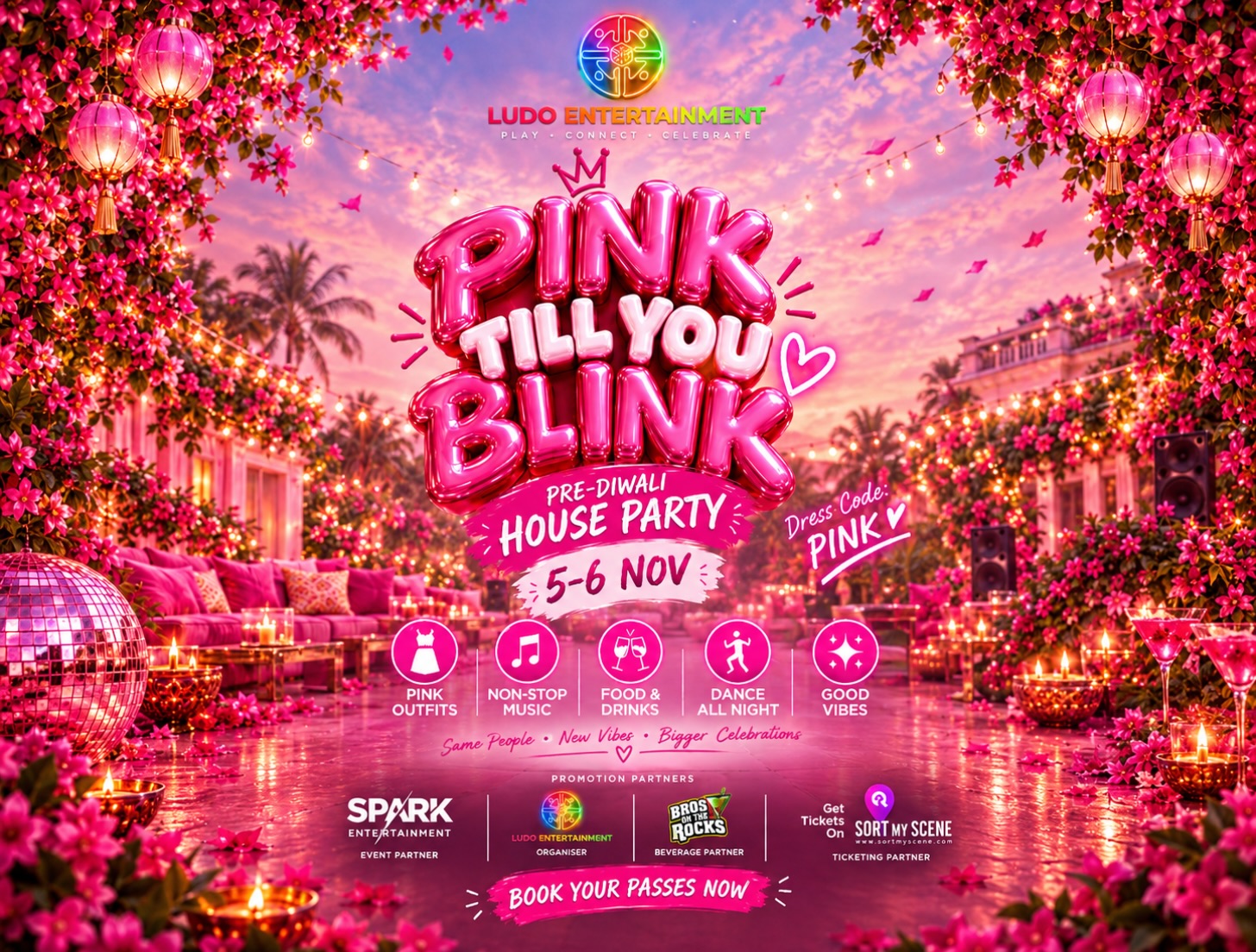 Pink Till You Blink | Orbit Luxury Villa No. 205, Mumbai