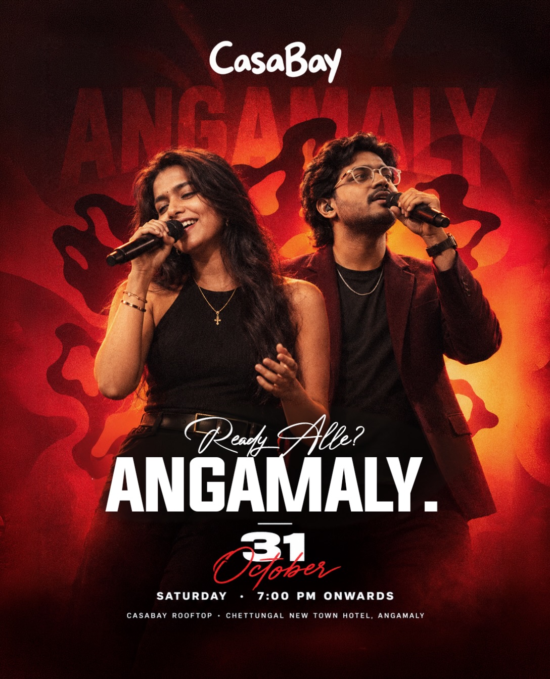 Ready Alle? Angamaly | Casabay Rooftop, Chettungal New Town Hotel, Angamaly