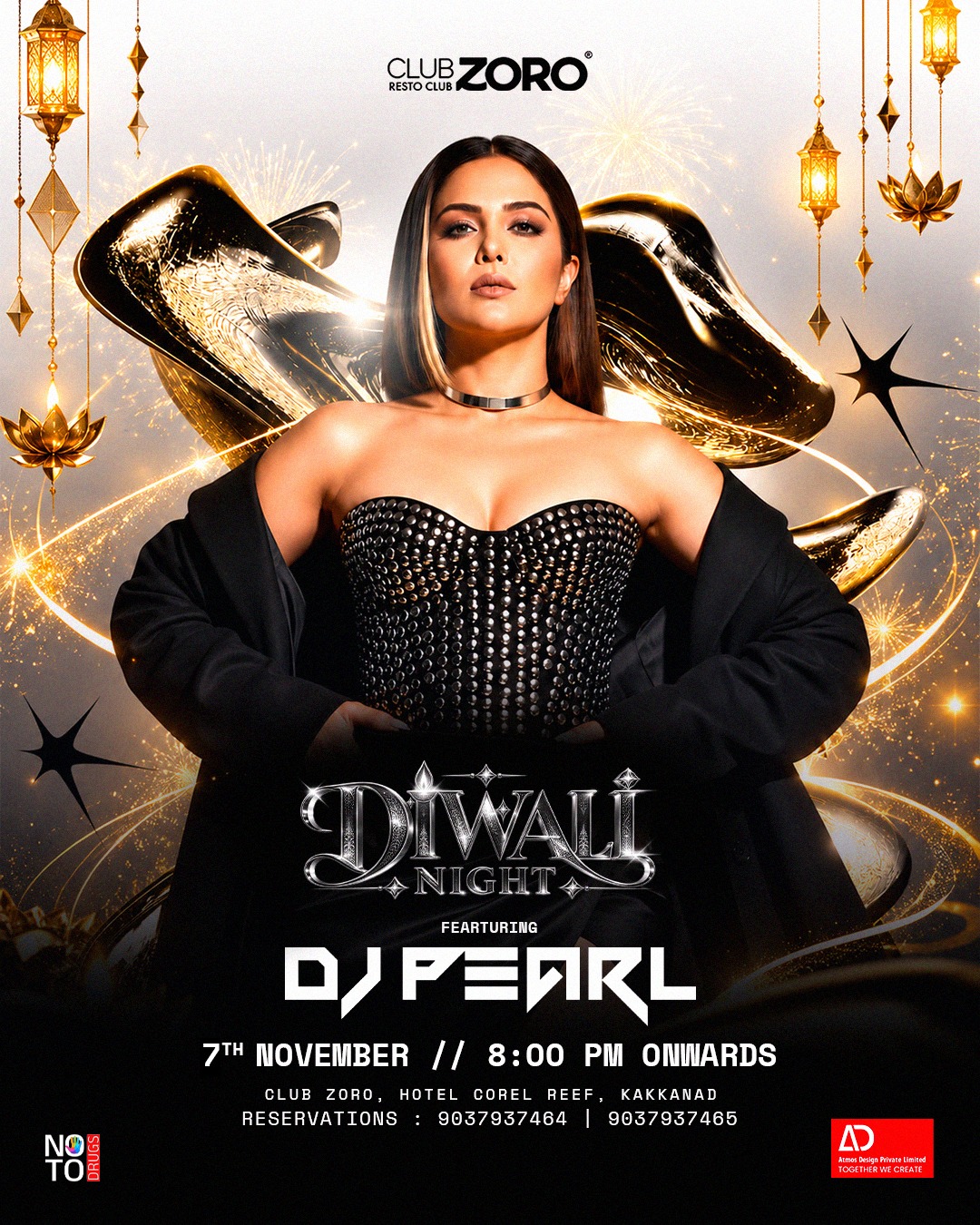 Diwali Night by DJ Pearl | Club Zoro, Hotel Coral Reef, Kakkanad, Kochi