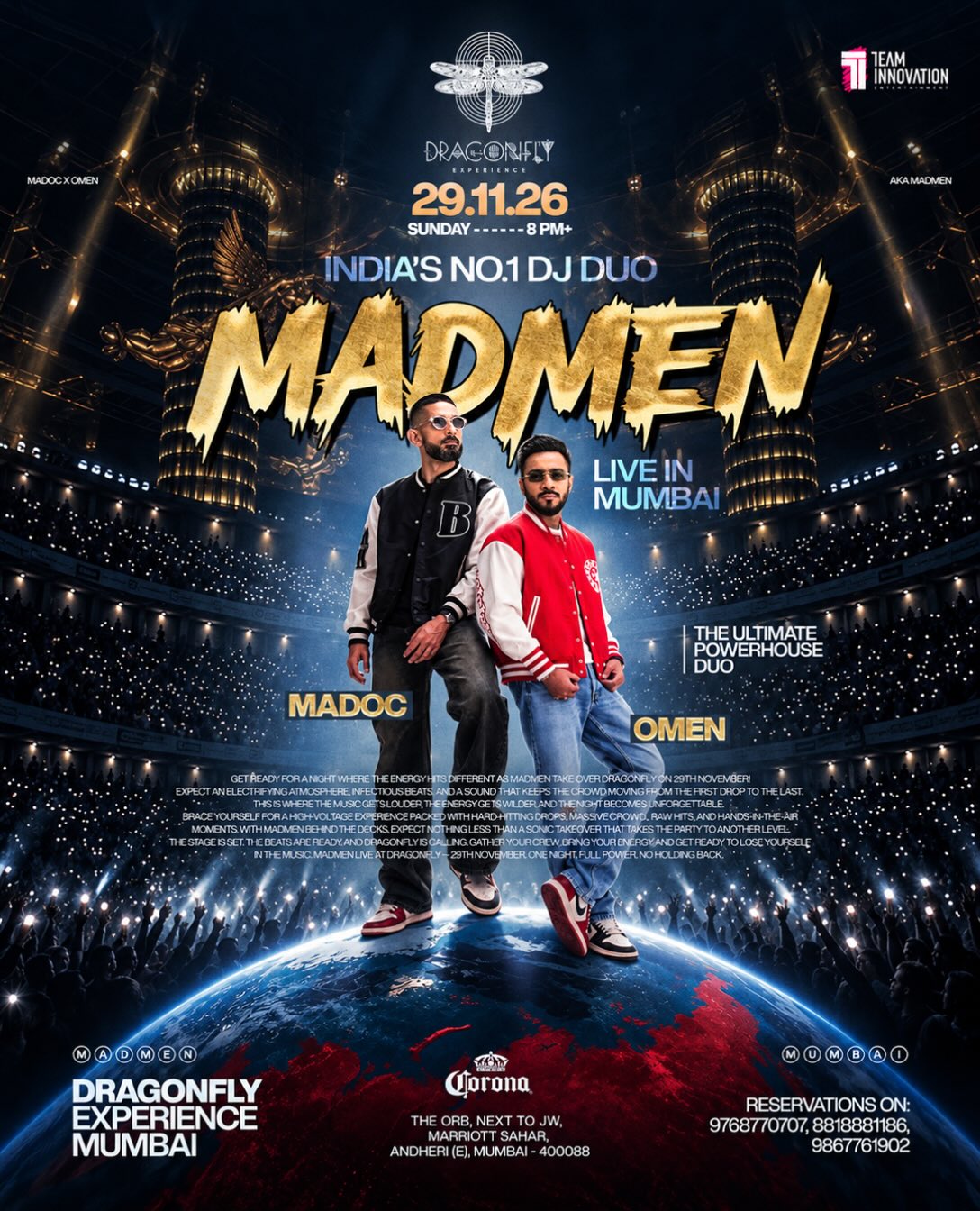 MADMEN Live in Mumbai | Dragonfly Experience Mumbai