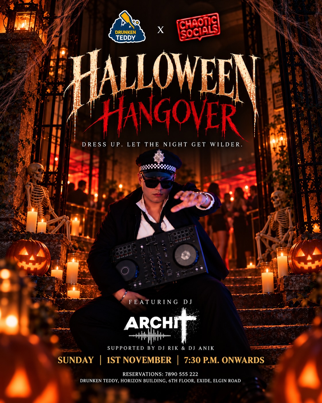 Halloween Hangover by DJ Archit | Drunken Teddy, Kolkata